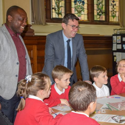 Greater Manchester Mayor calls on local schools to get involved and encourage the City’s young into professional engineering careers.