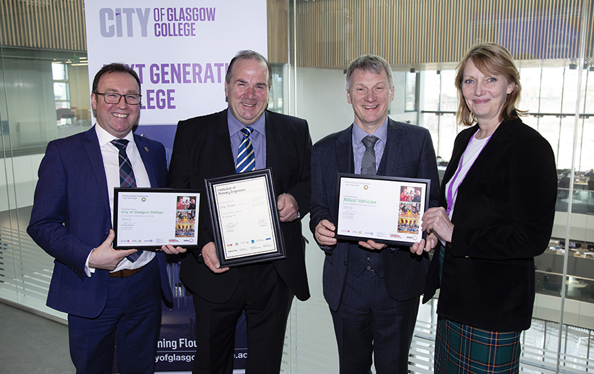 Growth in engineering education in Glasgow schools recognised by Minister for Trade