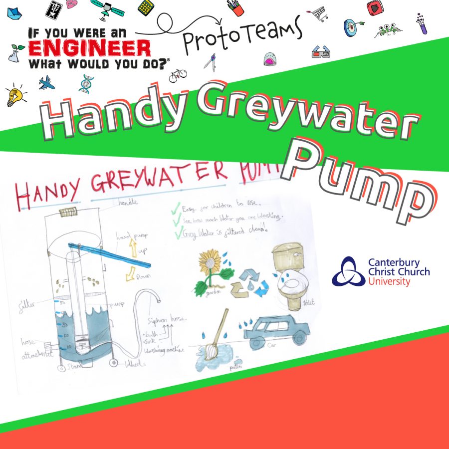 Canterbury Christ Church University creating the Handy Greywater Pump