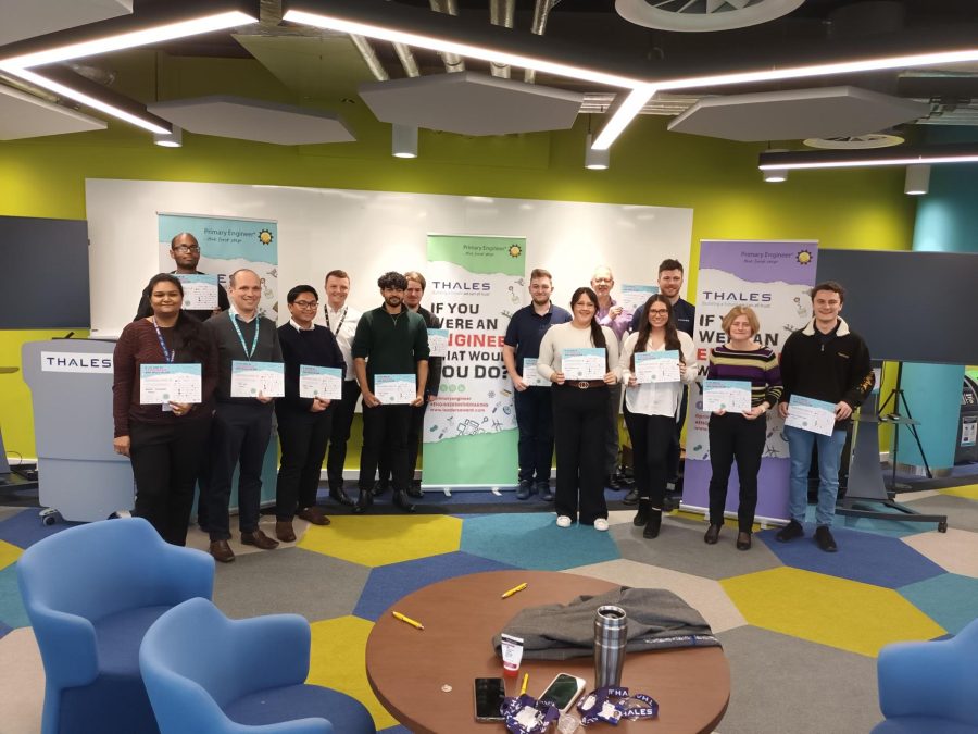 Thales engineers inspired by pupil’s engineering ideas