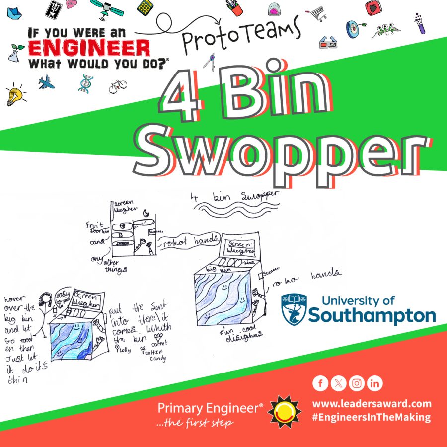 University of Southampton creating the 4 Bin Swopper prototype